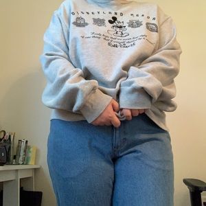 Disney Store sweatshirt with hoodie pockets